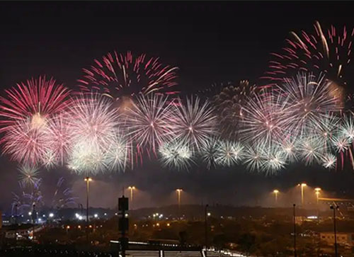 项城市焰火晚会