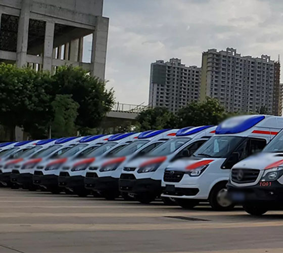 项城市服务车队展示
